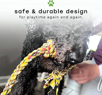 Upcycled Rope Tug with Tennis Ball