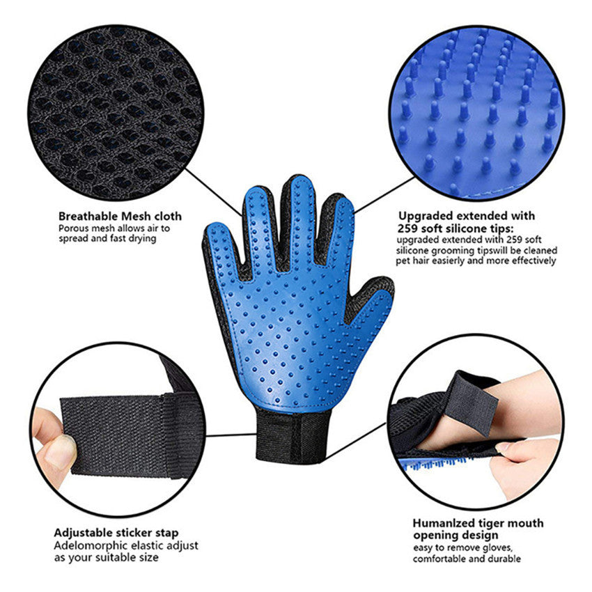 Fur-Grabber Grooming Glove