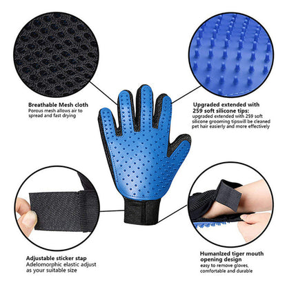 Fur-Grabber Grooming Glove