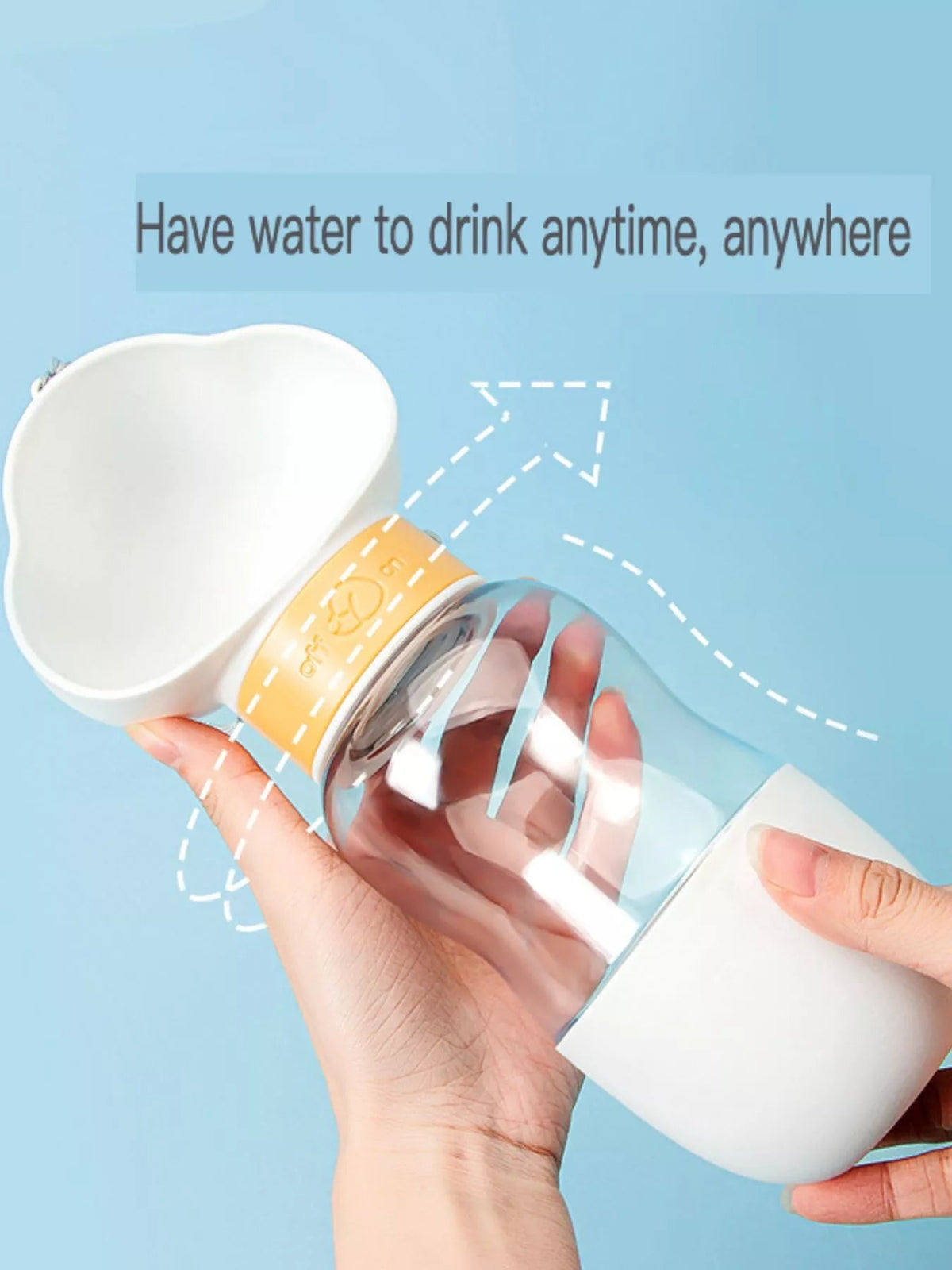 On-the-Go Water & Food Bottle