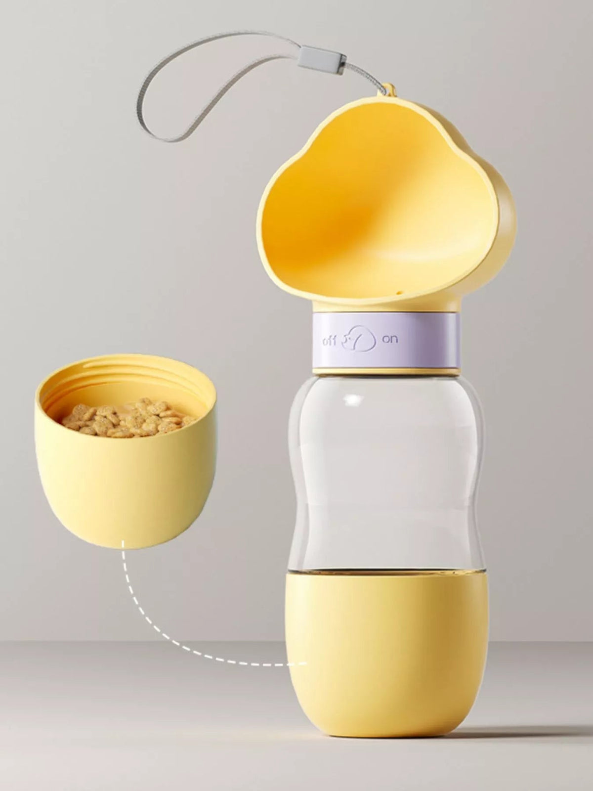 On-the-Go Water & Food Bottle